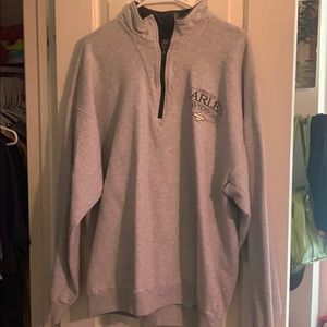 VINTAGE HARLEY DAVIDSON SWEATSHIRT QUARTER ZIP